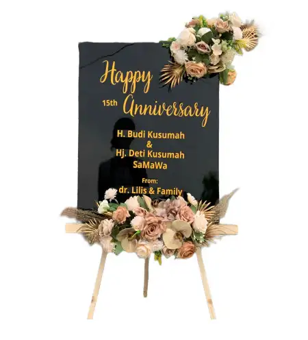 Papan Bunga Akrilik Dumpil